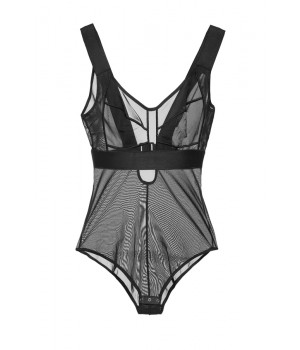 BODYSUIT LE JOURNAL INTIME "VIVIEN" (BLACK)