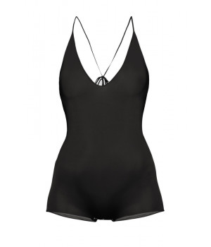 BODYSUIT LE JOURNAL INTIME "DAISY" LIGHT (BLACK)